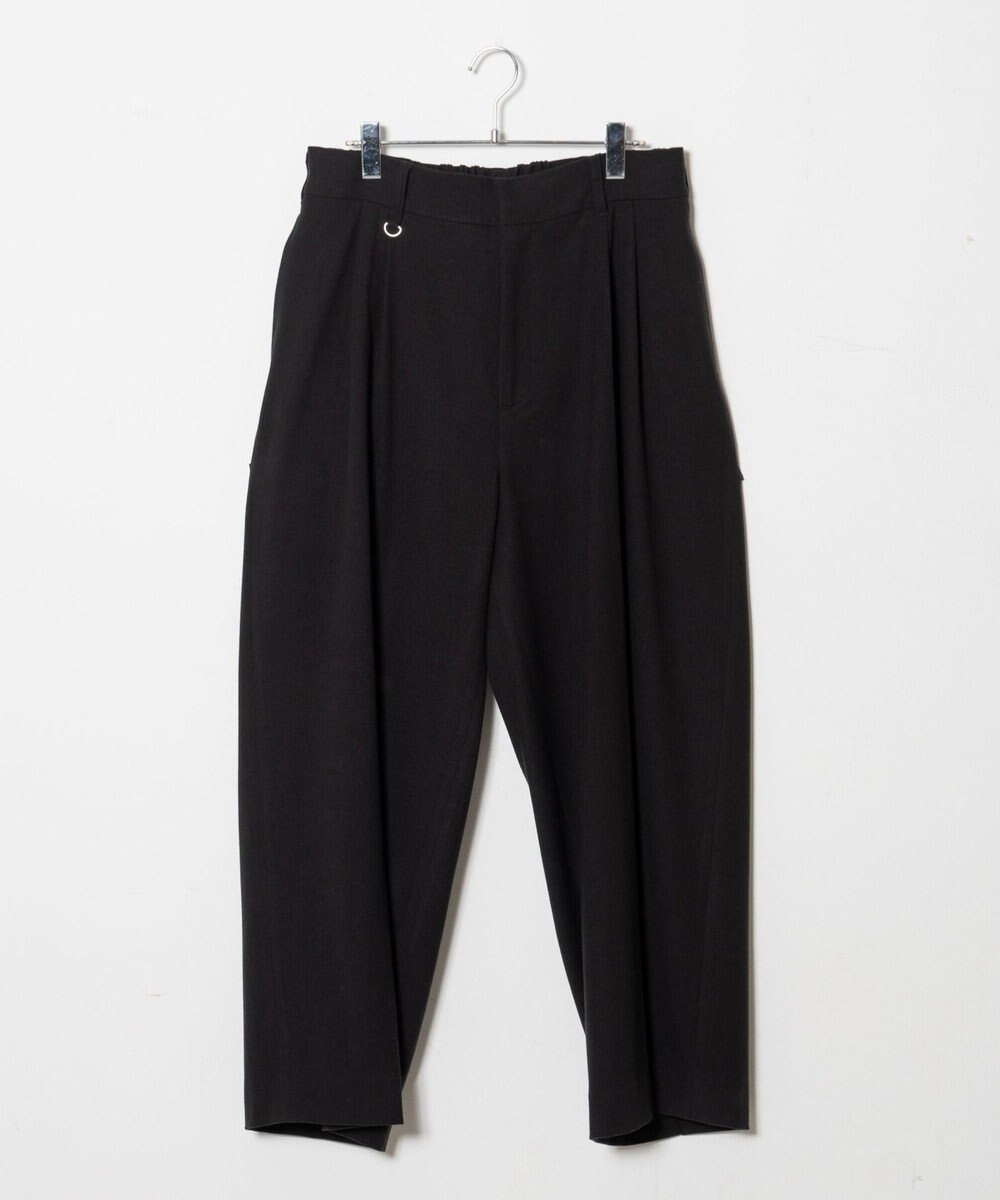 WEGO 起毛TR ワイドストレートスラックス 