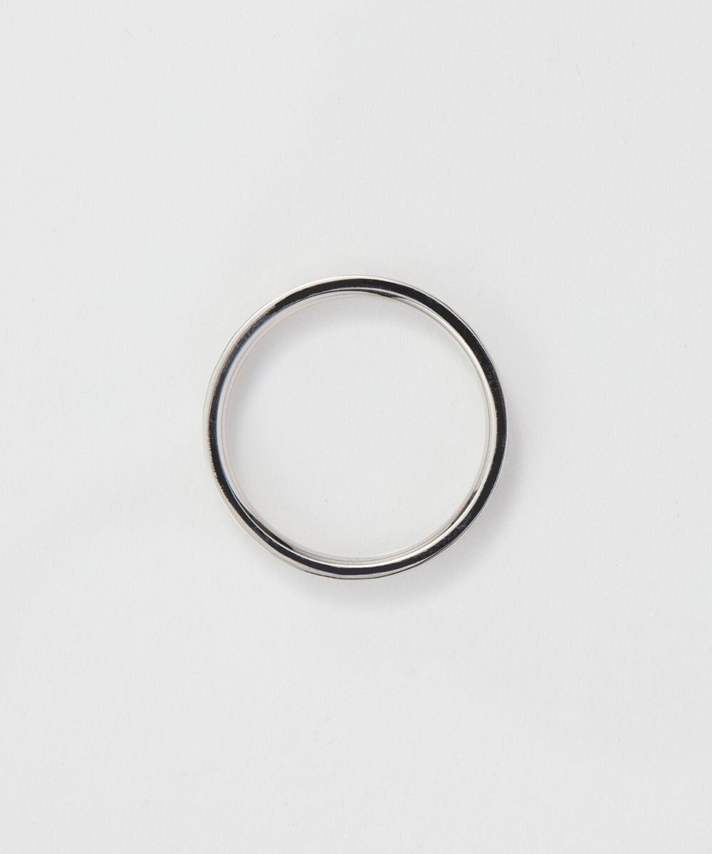 Phoebe 【金属アレルギー対応】メタルリーフカットリング　シルバー　9号/11号/16号/19号　サージカルステンレス 