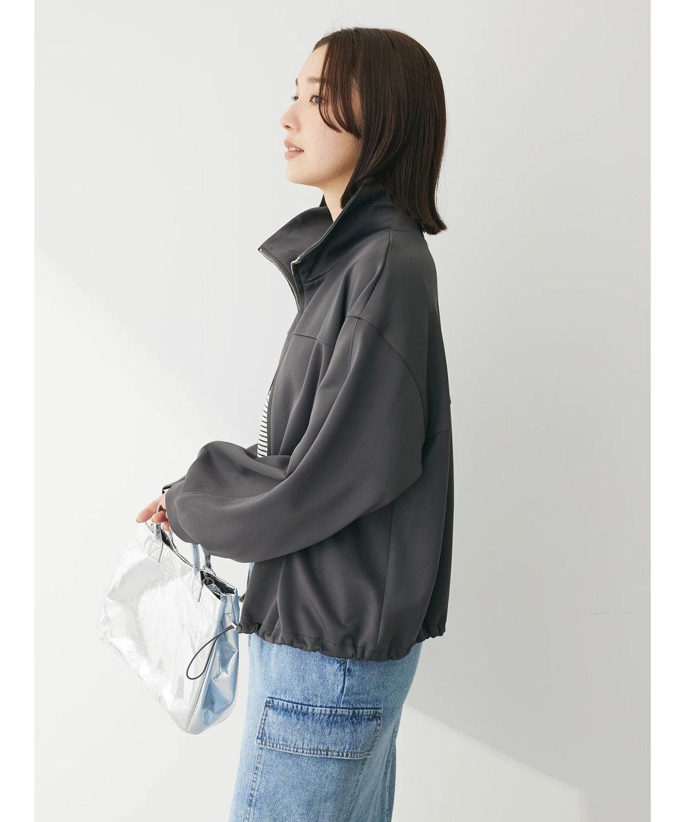 Green Parks トラックジャケット風カットカーディガン 