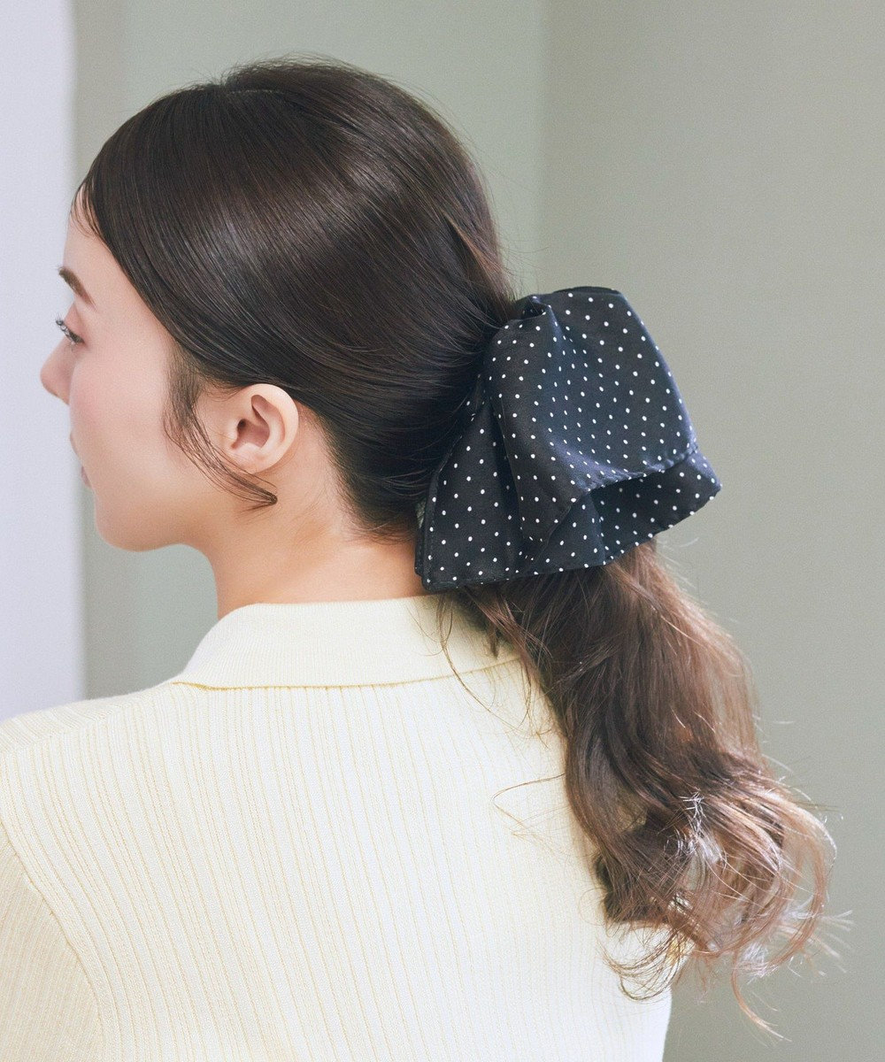 earth music&ecology ドット２段フリルバンス 