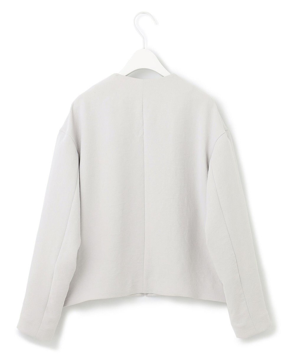ICB L 【洗える】 ダブルクロスクレープ ブルゾン 