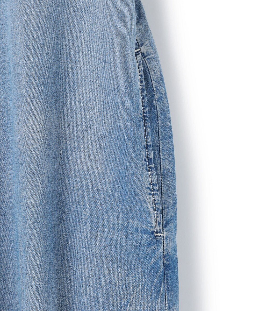 J.PRESS YORK STREET 【WOMEN】ライトダンガリー ツイストスリーブワンピ－ス 