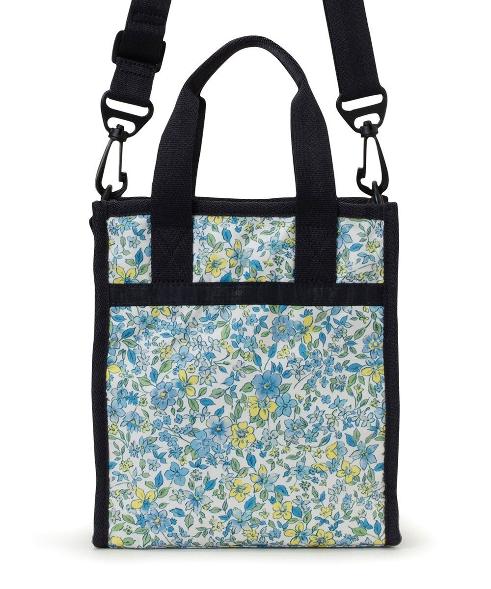 LeSportsac MINI N/S TOTE/タペストリーフラワーブルー 