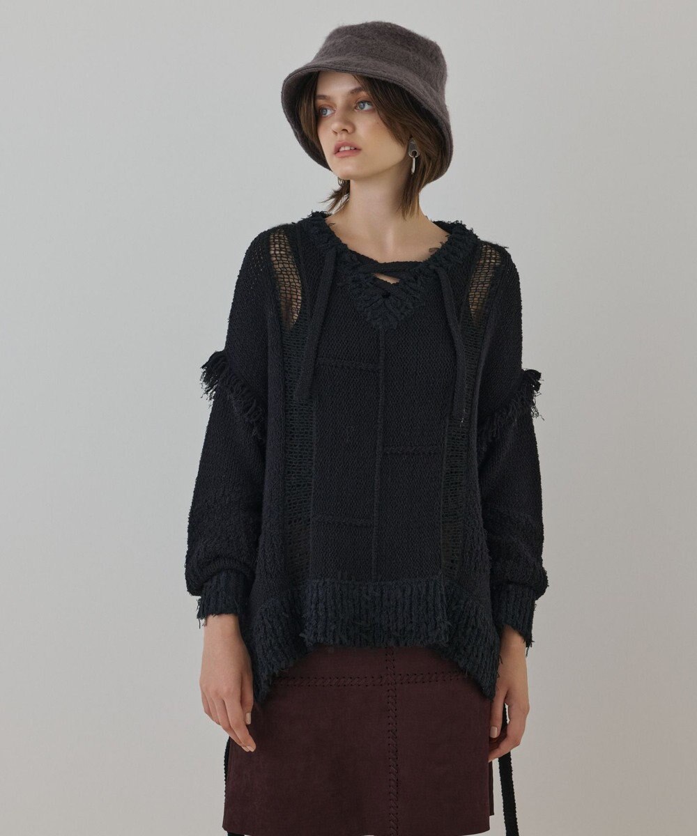 GRACE CONTINENTAL ルーズオーバーニットトップ 