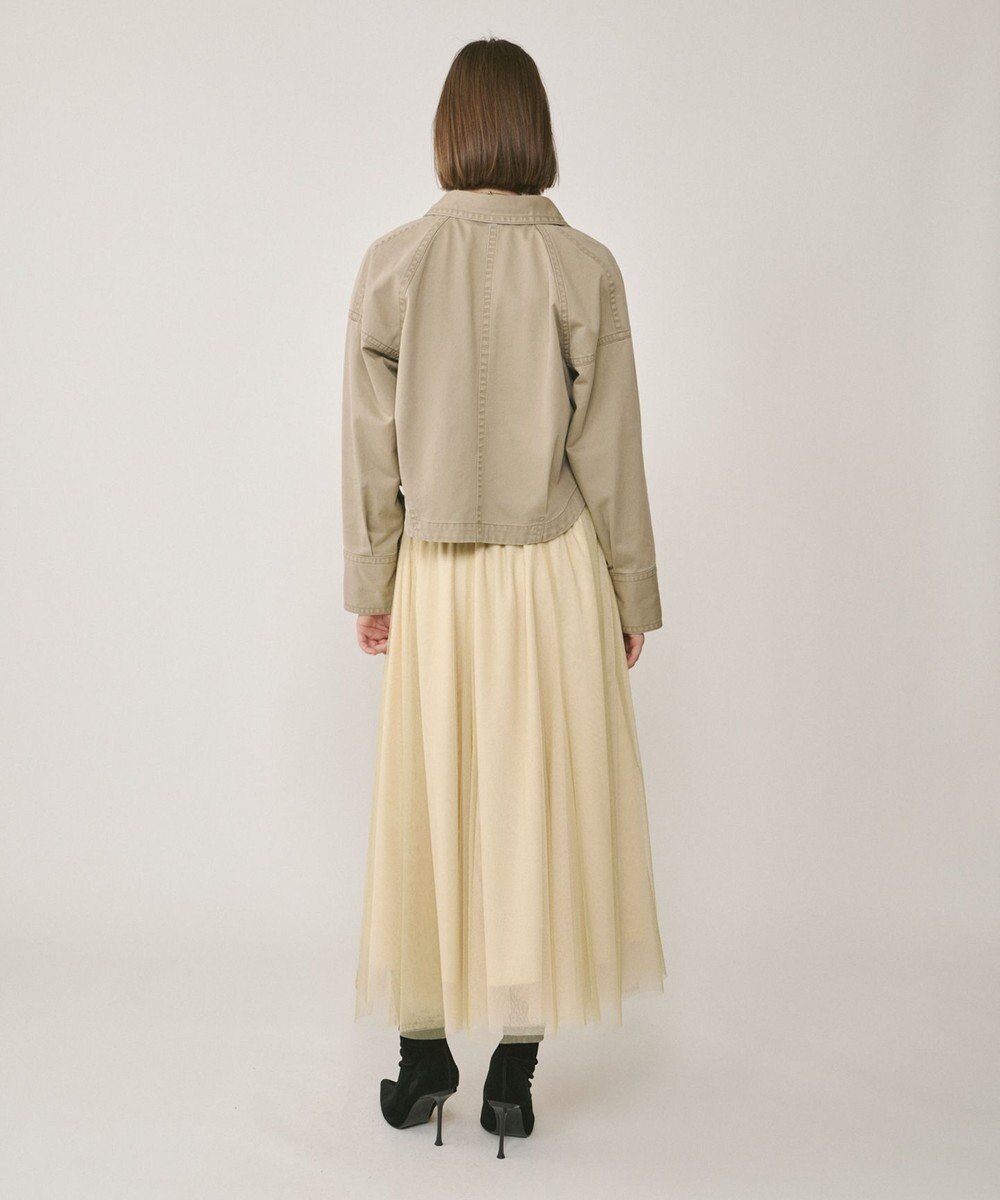 GRACE CONTINENTAL ラメチュールスカート 