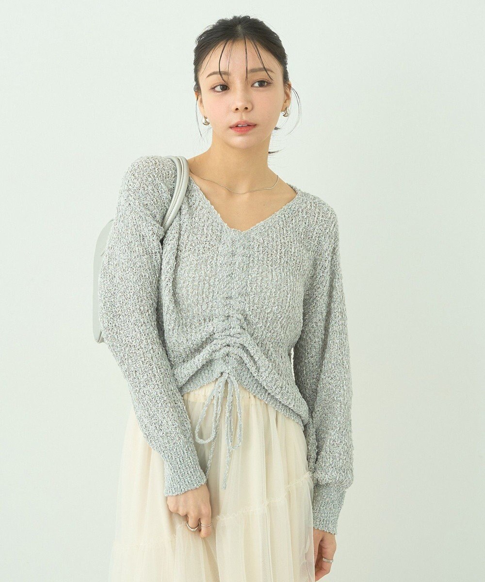 earth music&ecology ドロストニットプルオーバー 