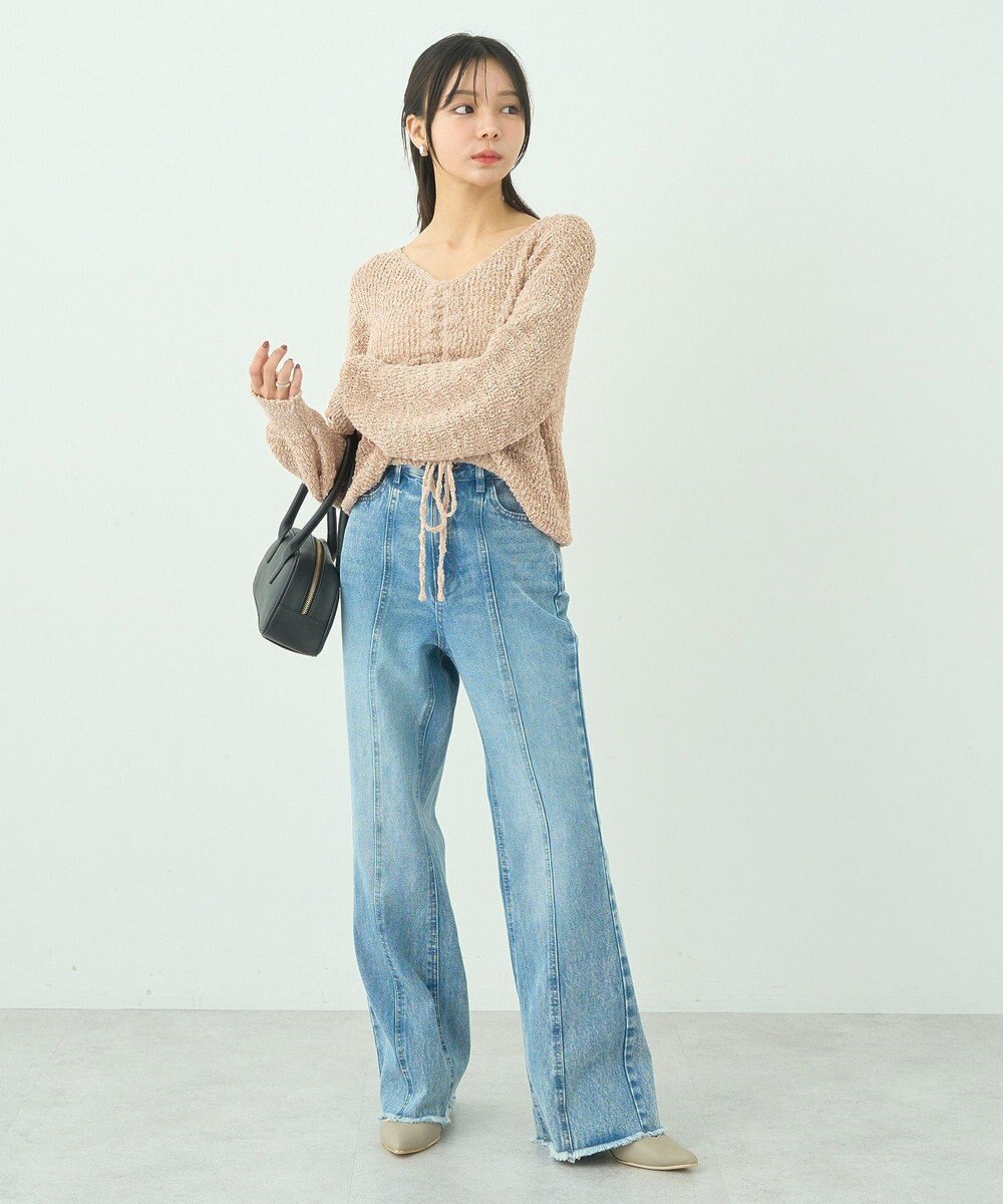 earth music&ecology ドロストニットプルオーバー 