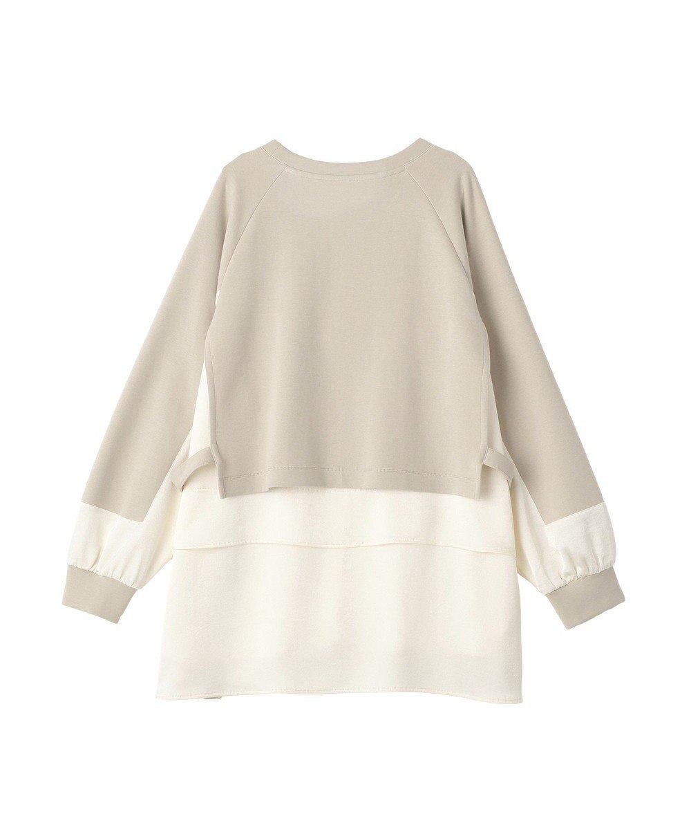 YECCA VECCA シャツレイヤードデザインプルオーバー 