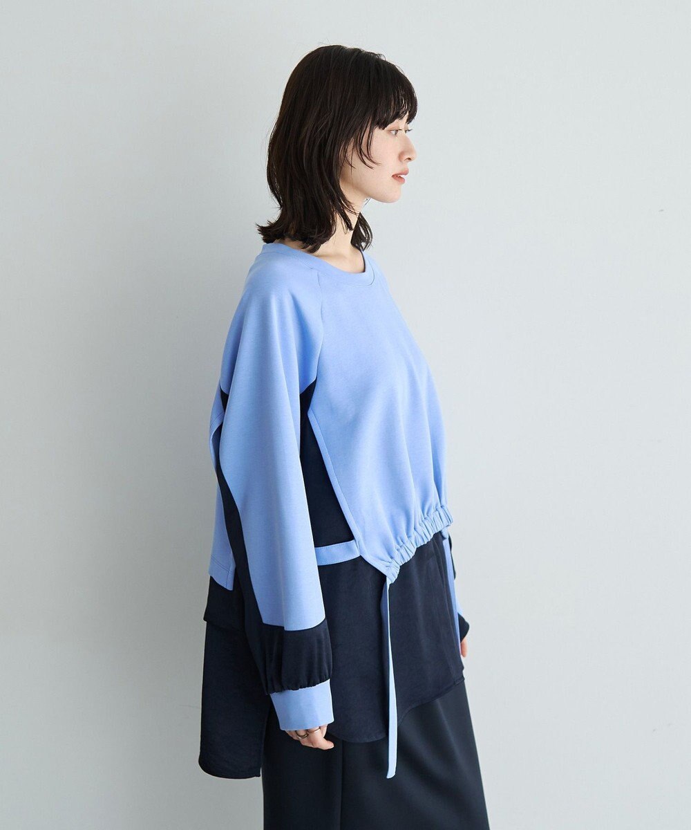 YECCA VECCA シャツレイヤードデザインプルオーバー 