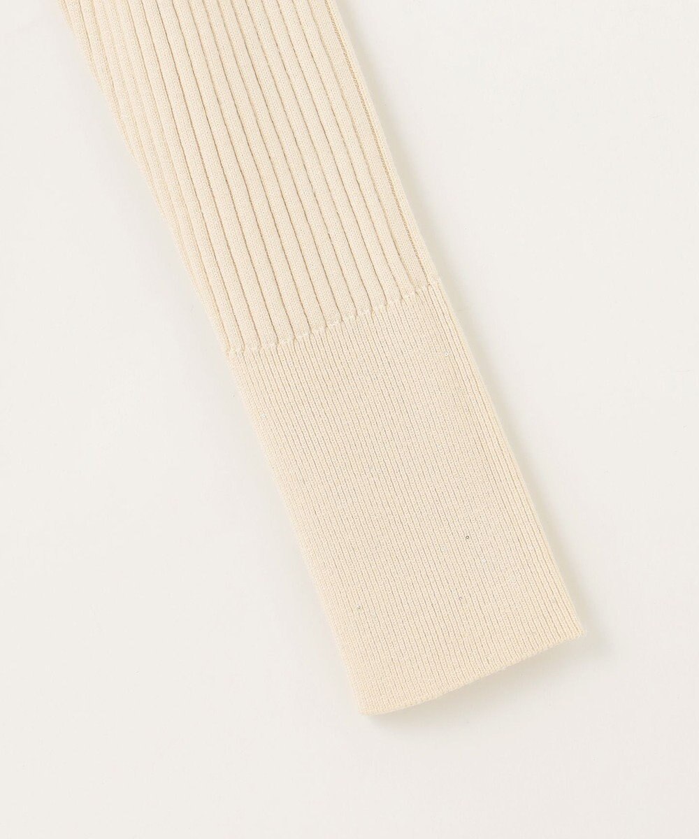 組曲 【前後着用・手洗い可】ELENAスパンコール襟デザイン ニット 