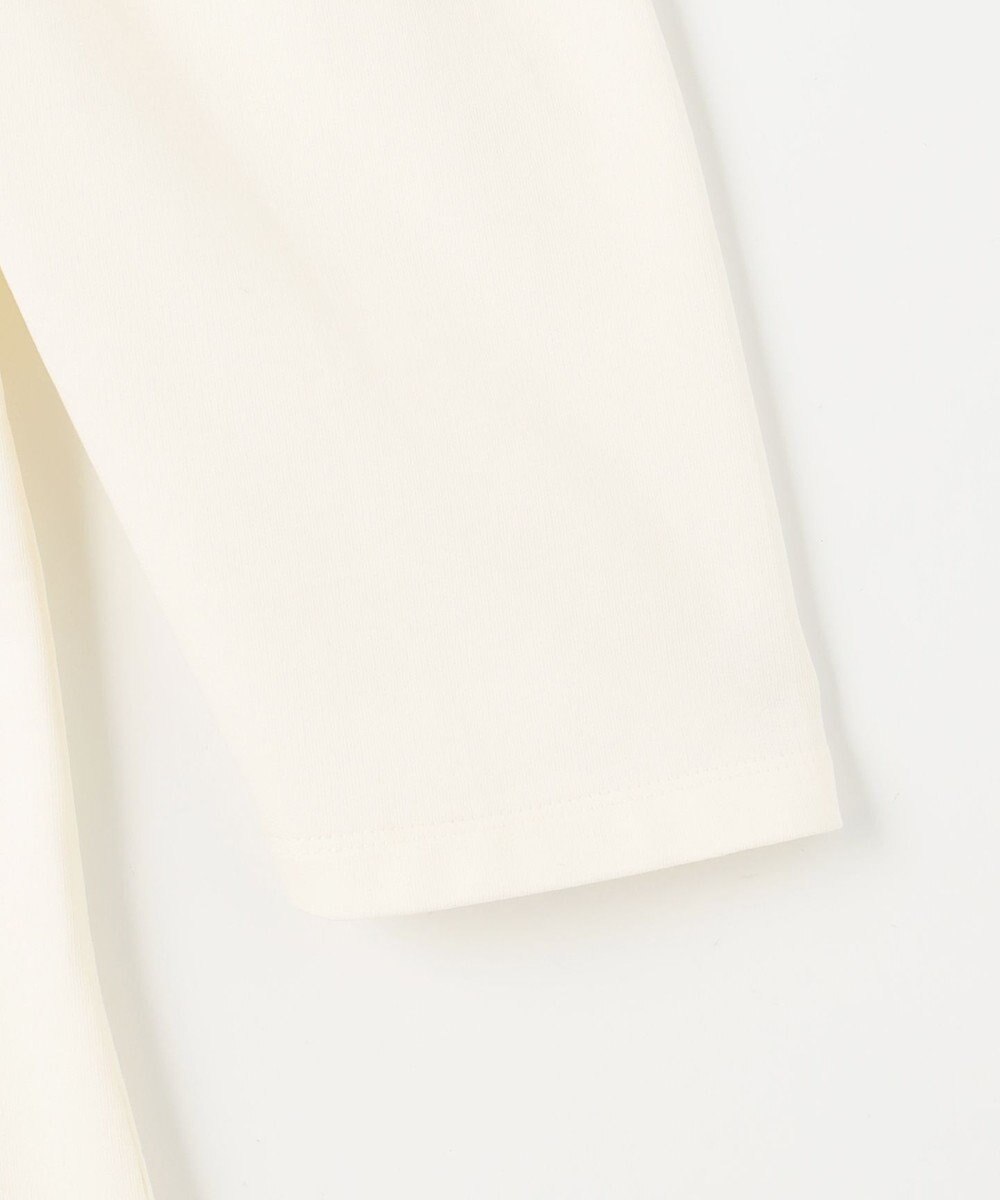 組曲 L ミニ裏毛ボリュームタックスリーブ カットソー 