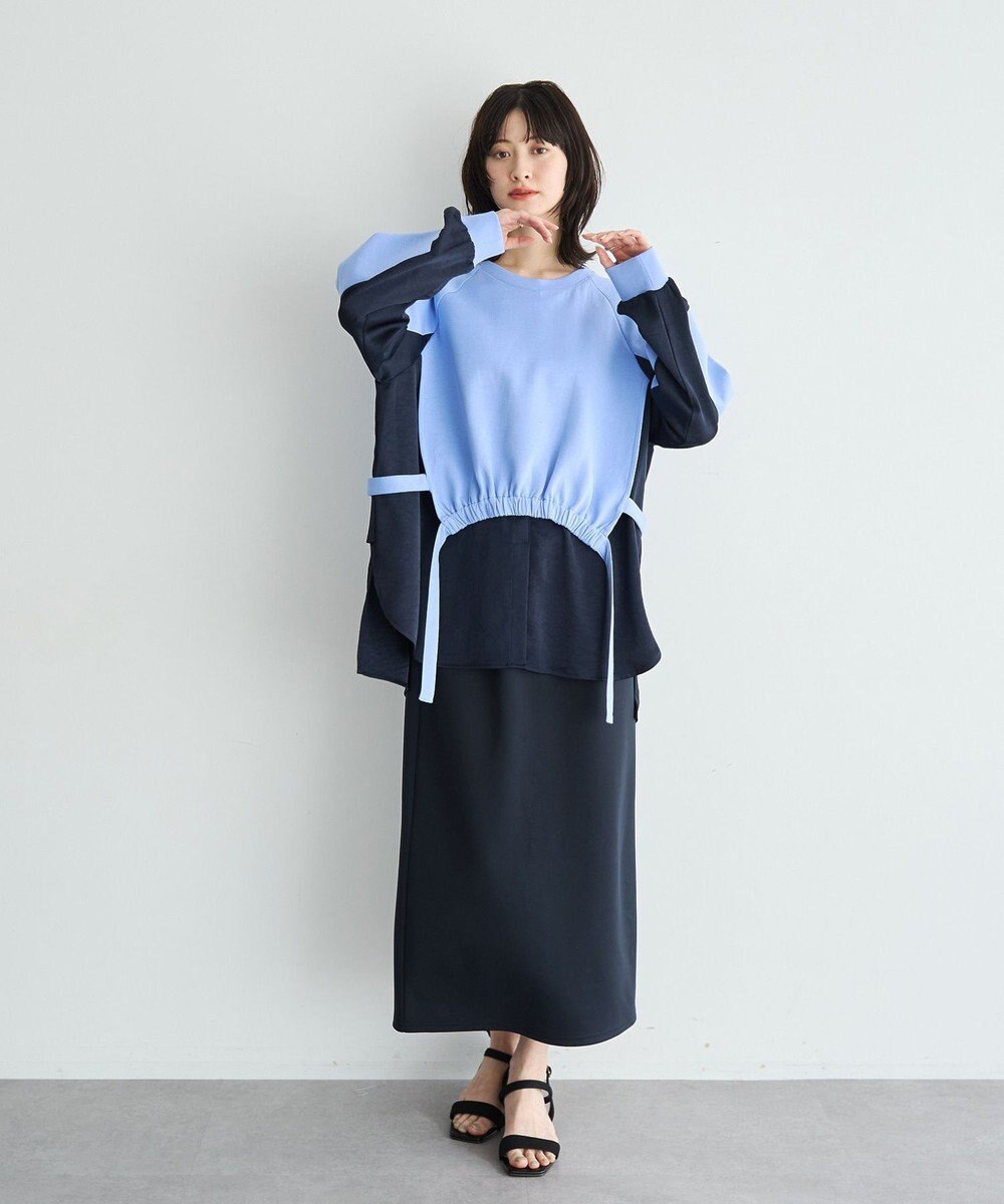 YECCA VECCA シャツレイヤードデザインプルオーバー 