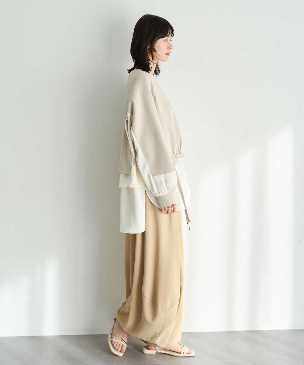 YECCA VECCA シャツレイヤードデザインプルオーバー 