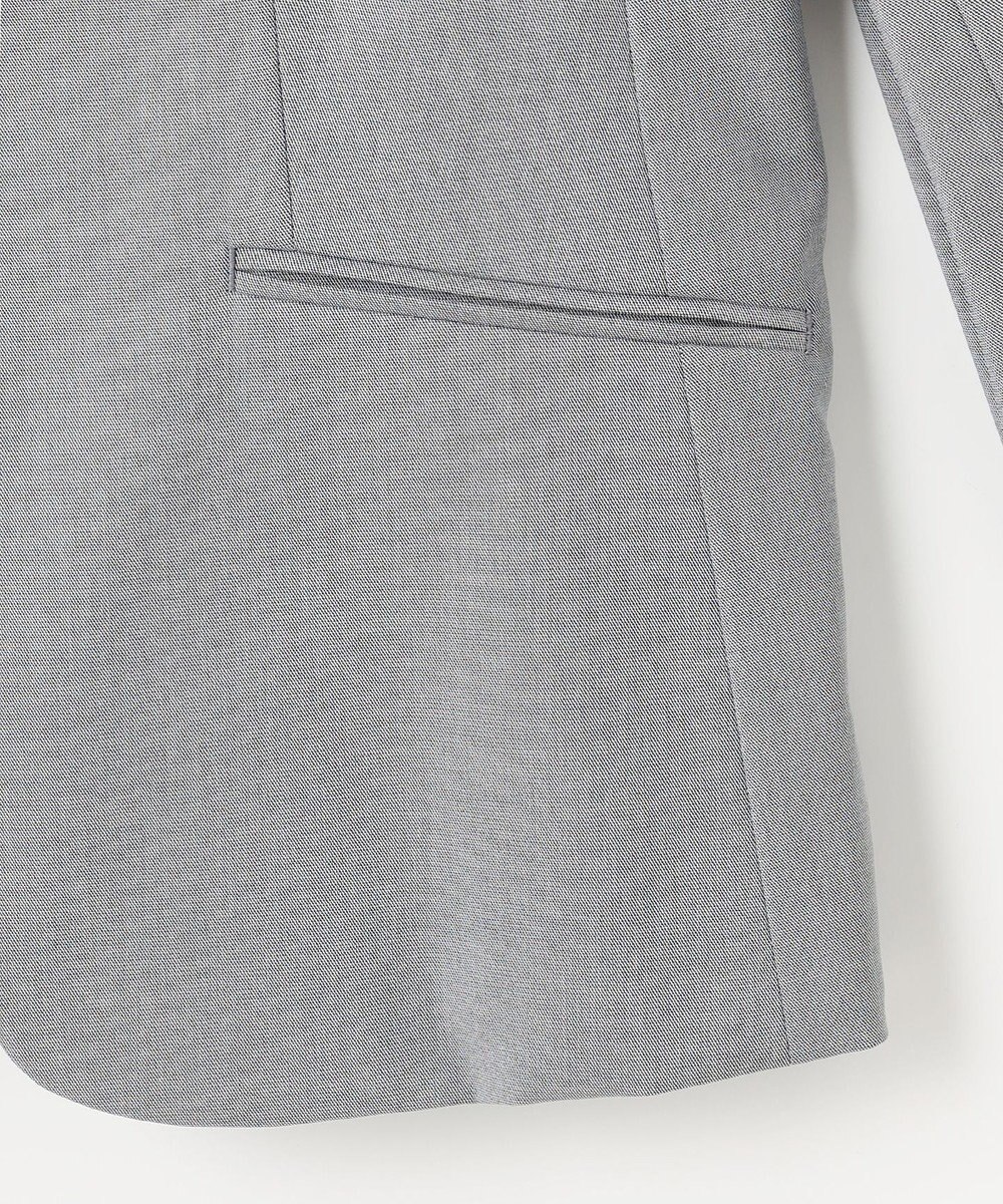 J.PRESS LADIES 【セットアップ対応・洗える・撥水】コットンFITTY ノーカラー ジャケット 