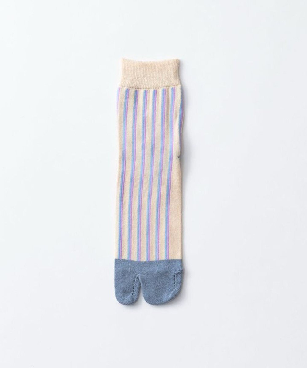 TRICOTE STRIPE TABI SOCKS／ストライプタビソックス 