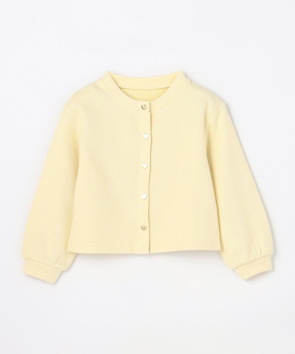 ANY KIDS 【洗濯機可能】スナップボタン カーディガン 