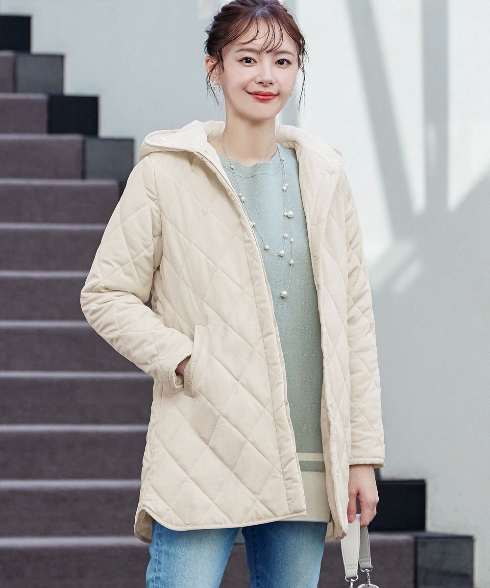 Tiaclasse 【安田美沙子さん着用・新色追加】中綿キルティングコート 