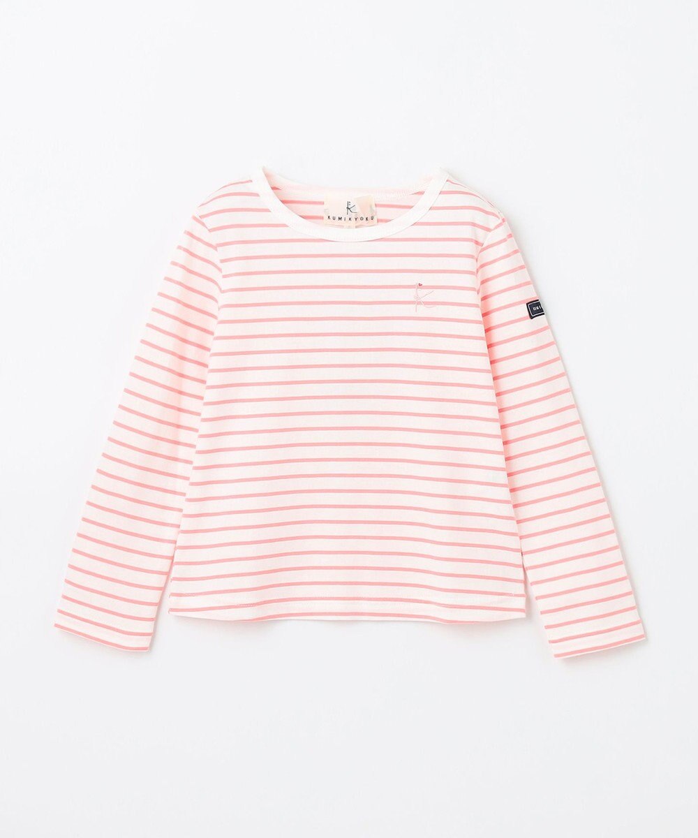組曲 KIDS 【110-140㎝】長袖ボーダー Tシャツ 