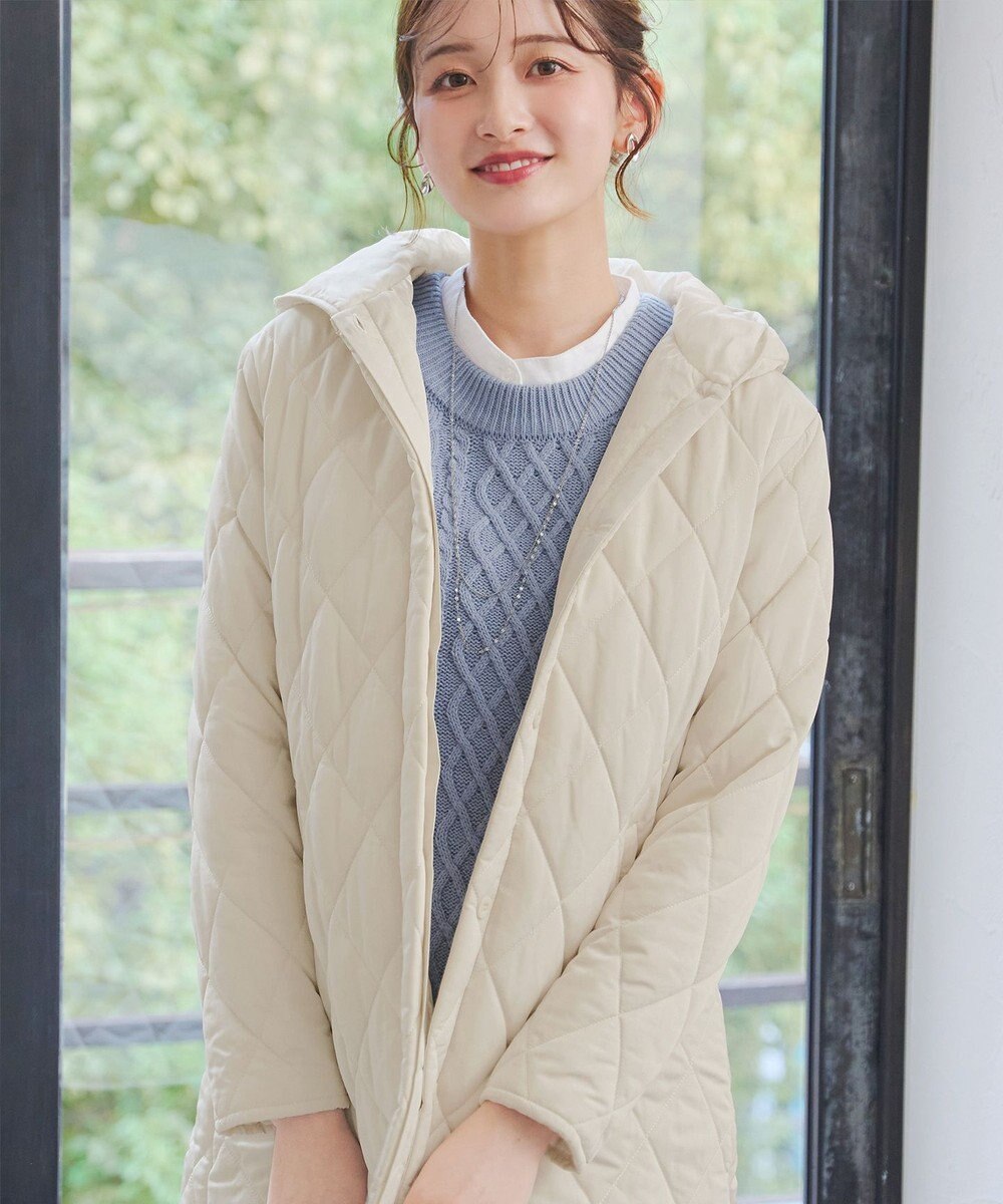 Tiaclasse 【安田美沙子さん着用・新色追加】中綿キルティングコート 