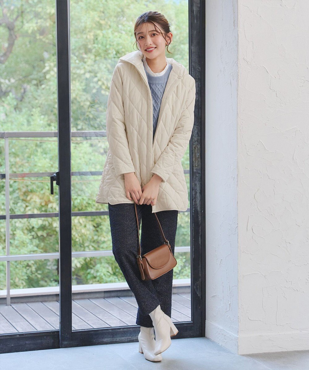 Tiaclasse 【安田美沙子さん着用・新色追加】中綿キルティングコート 