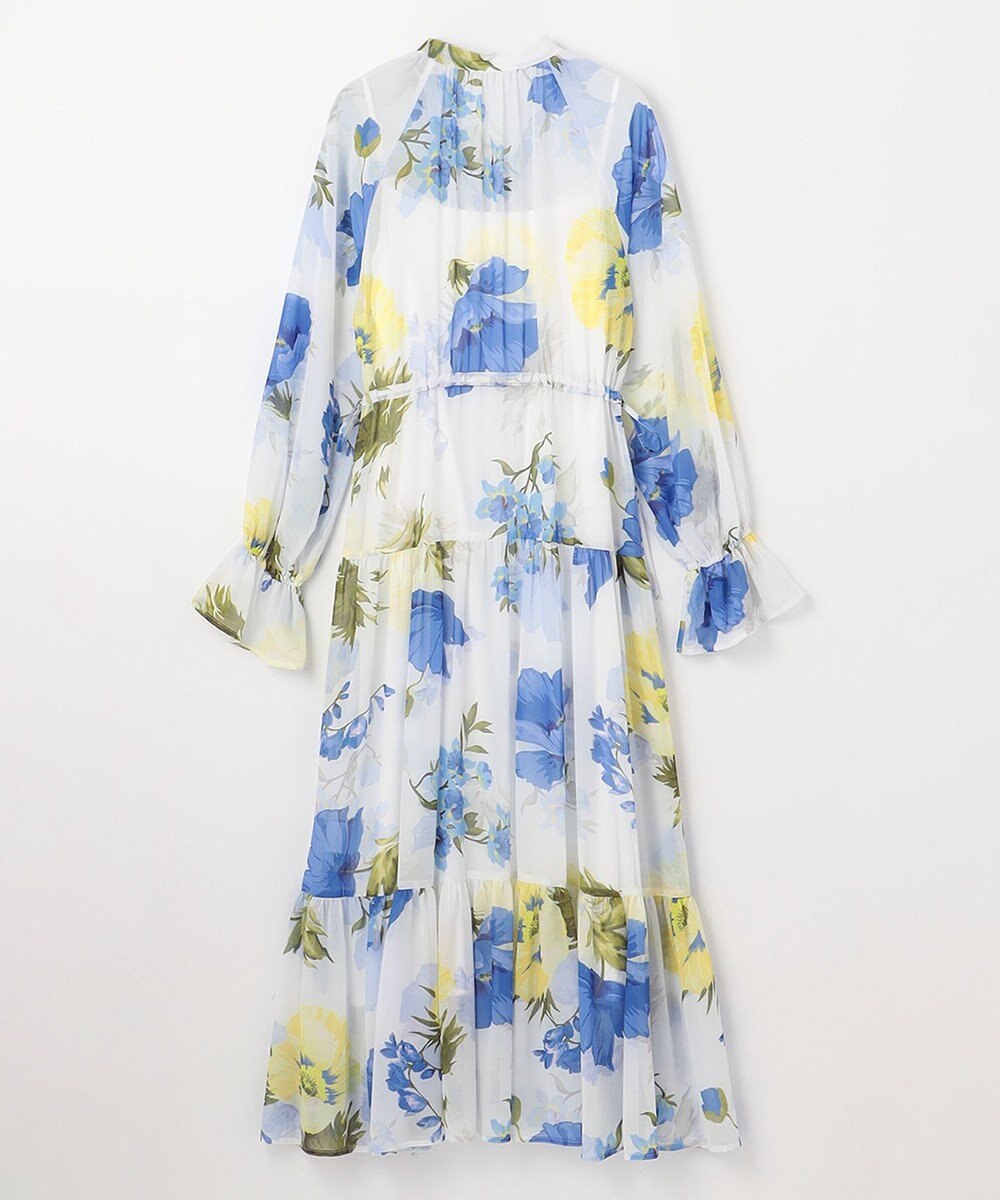 GRACE CONTINENTAL ビッグボタニカルシャツワンピース 