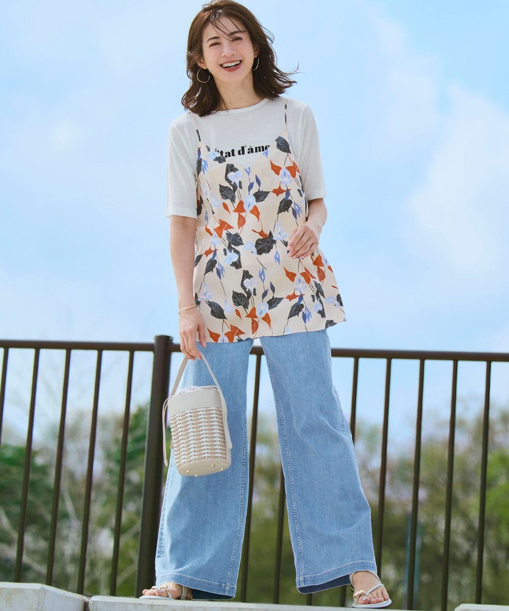 23区 【見上愛さん着用】23区 Summer DENIM ベイカーパンツ 