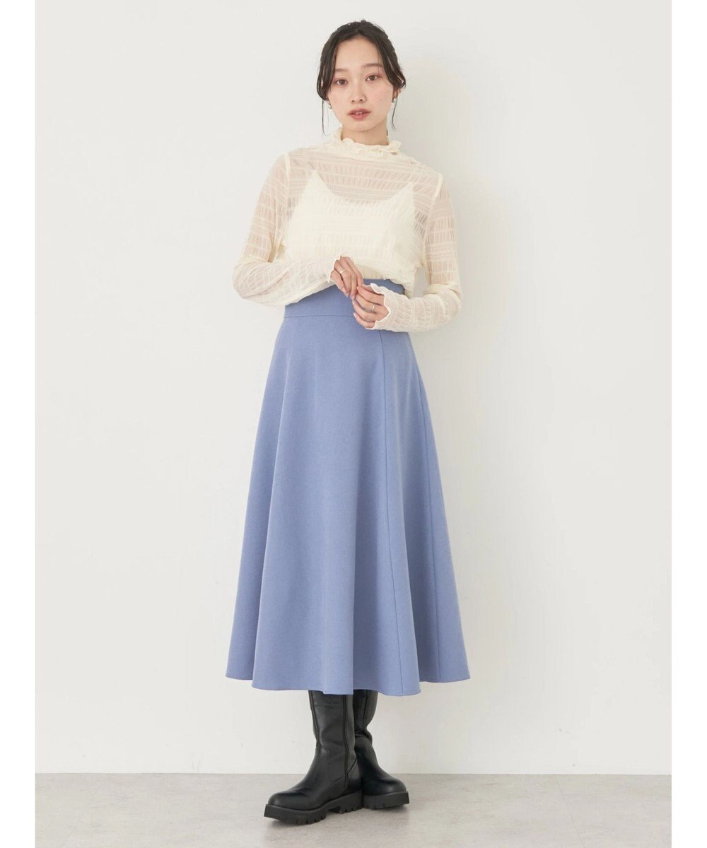 earth music&ecology バックレースアップスカート 