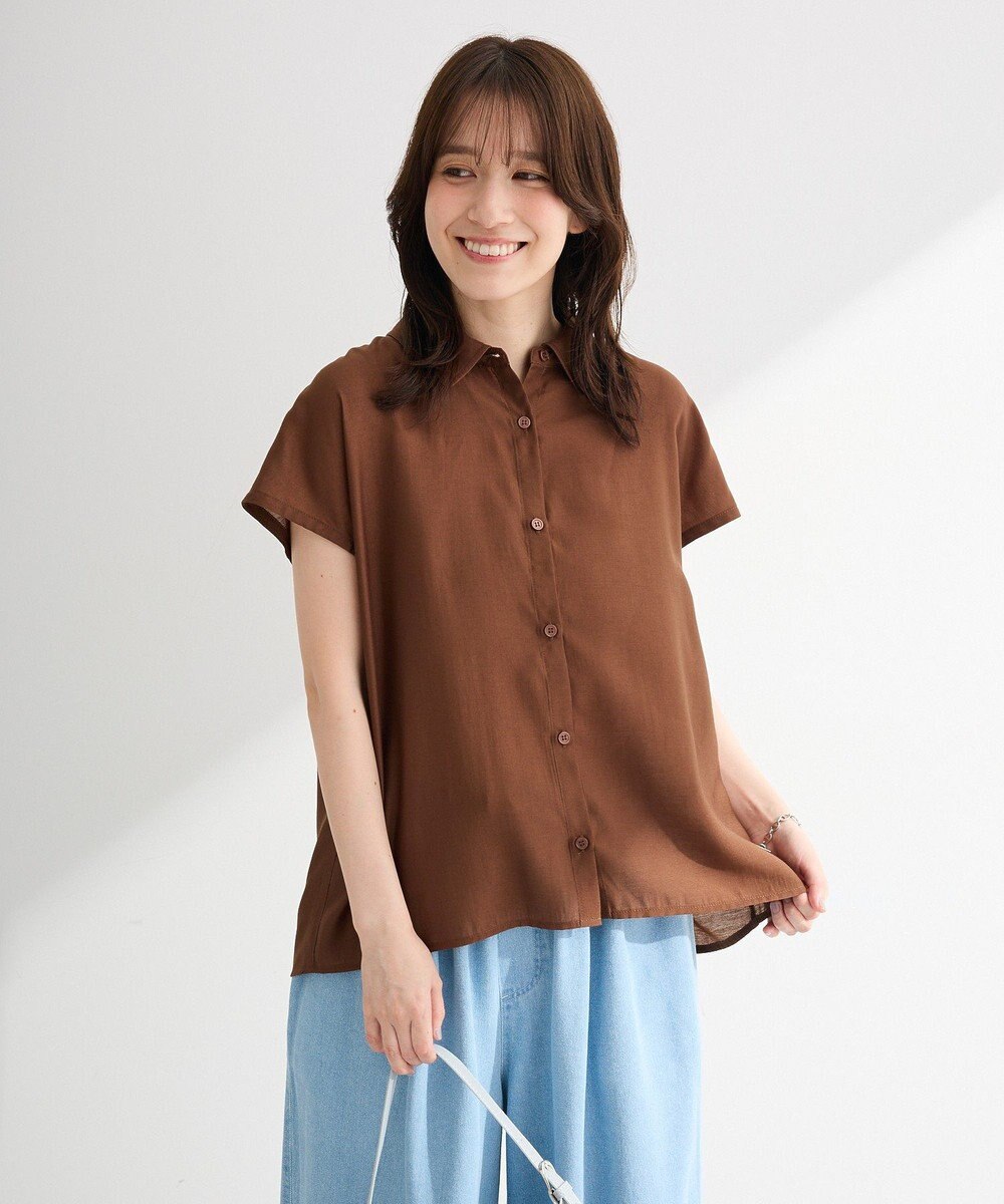 Green Parks ＳＥＴ２点刺しゅうキャミ＋シャツ 
