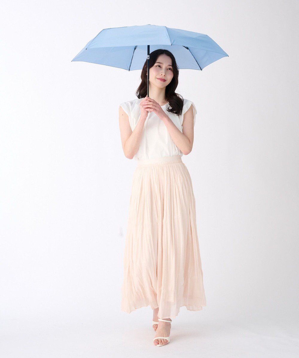 MOONBAT 【3秒でたためる傘/自動開閉】urawaza 小町(ウラワザ コマチ)  折りたたみ傘 無地 コンパクト 50cm 