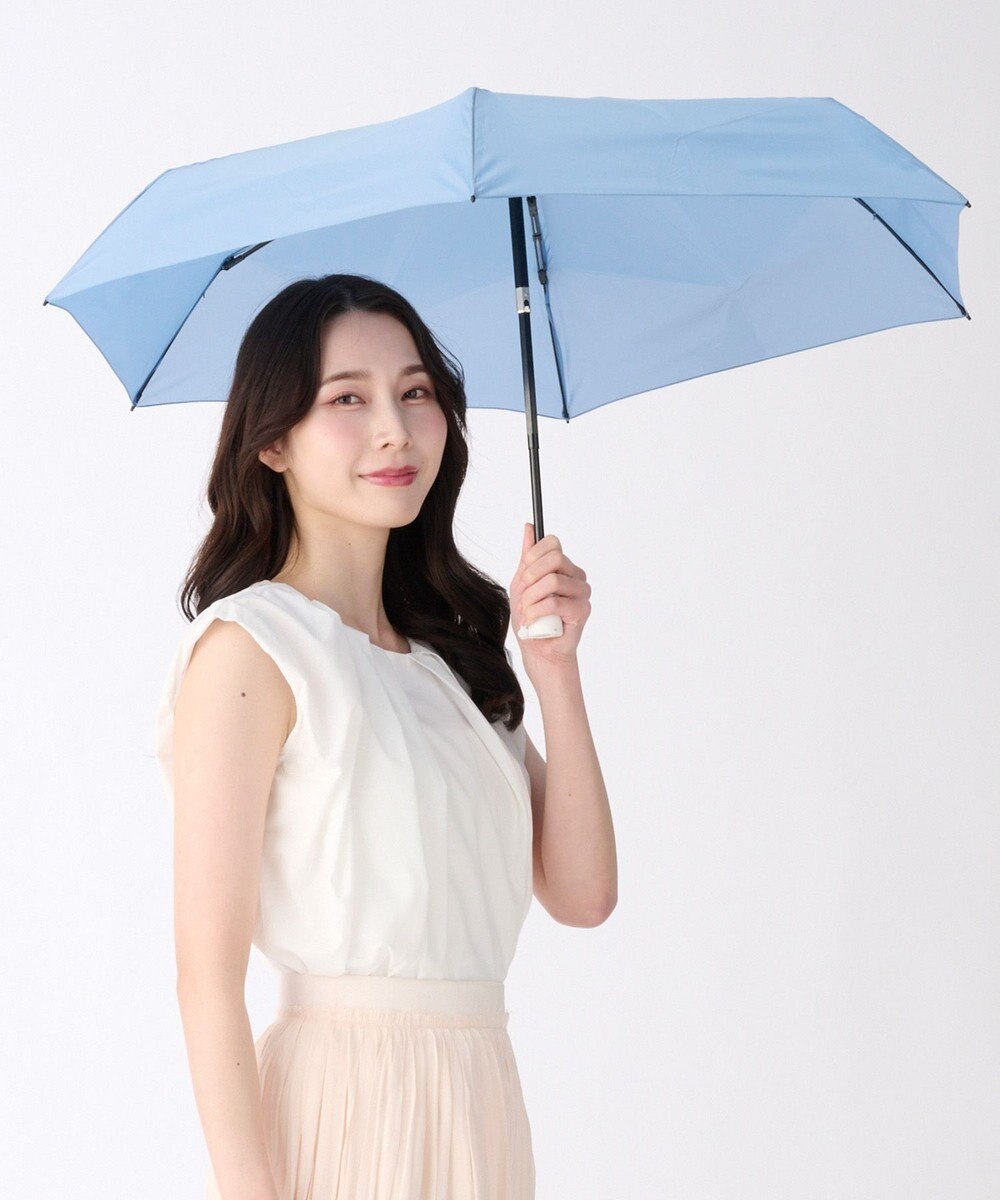 MOONBAT 【3秒でたためる傘/自動開閉】urawaza 小町(ウラワザ コマチ)  折りたたみ傘 無地 コンパクト 50cm 