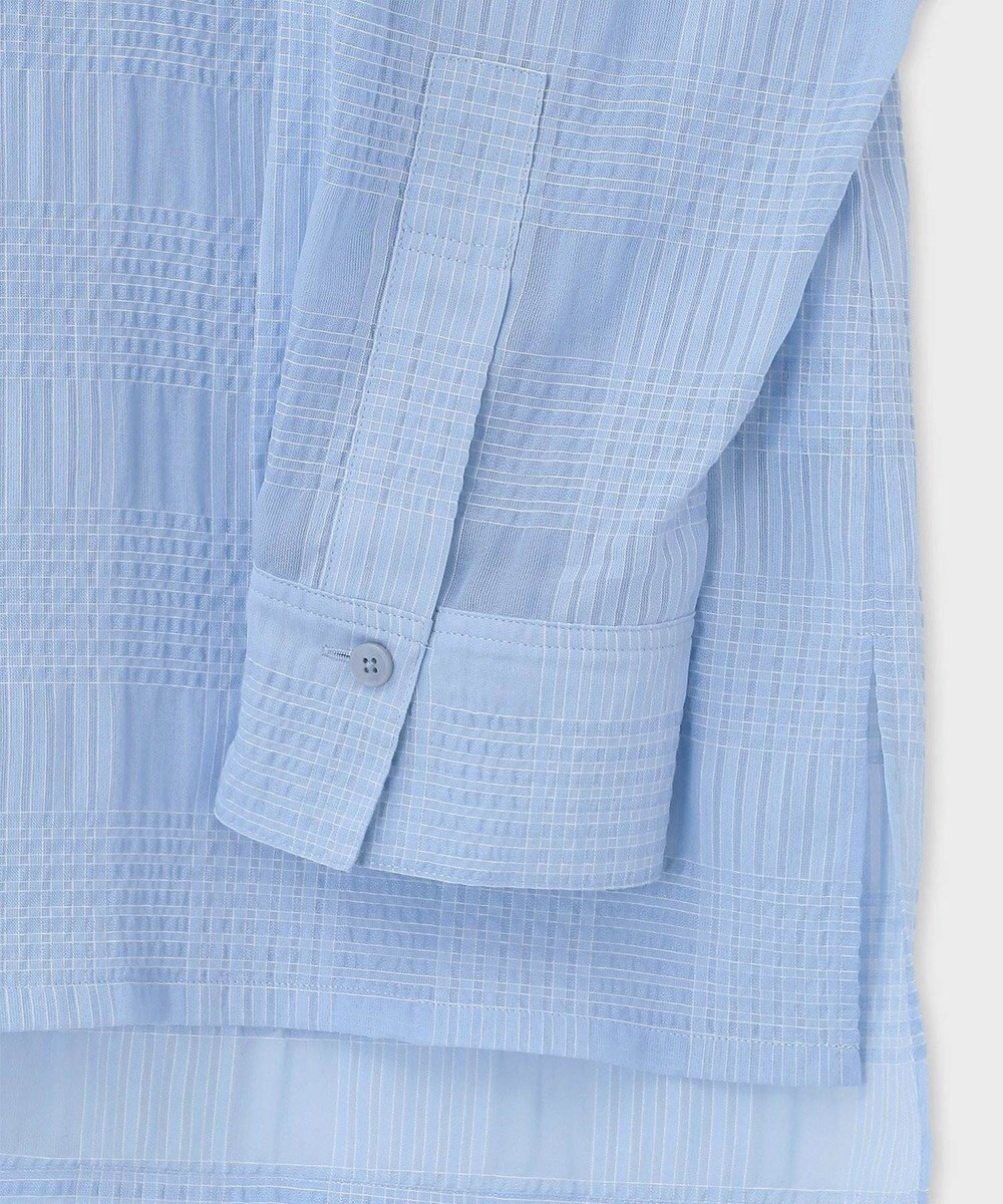 Paul Smith ワッシャーチェック シアー 長袖 シャツ 