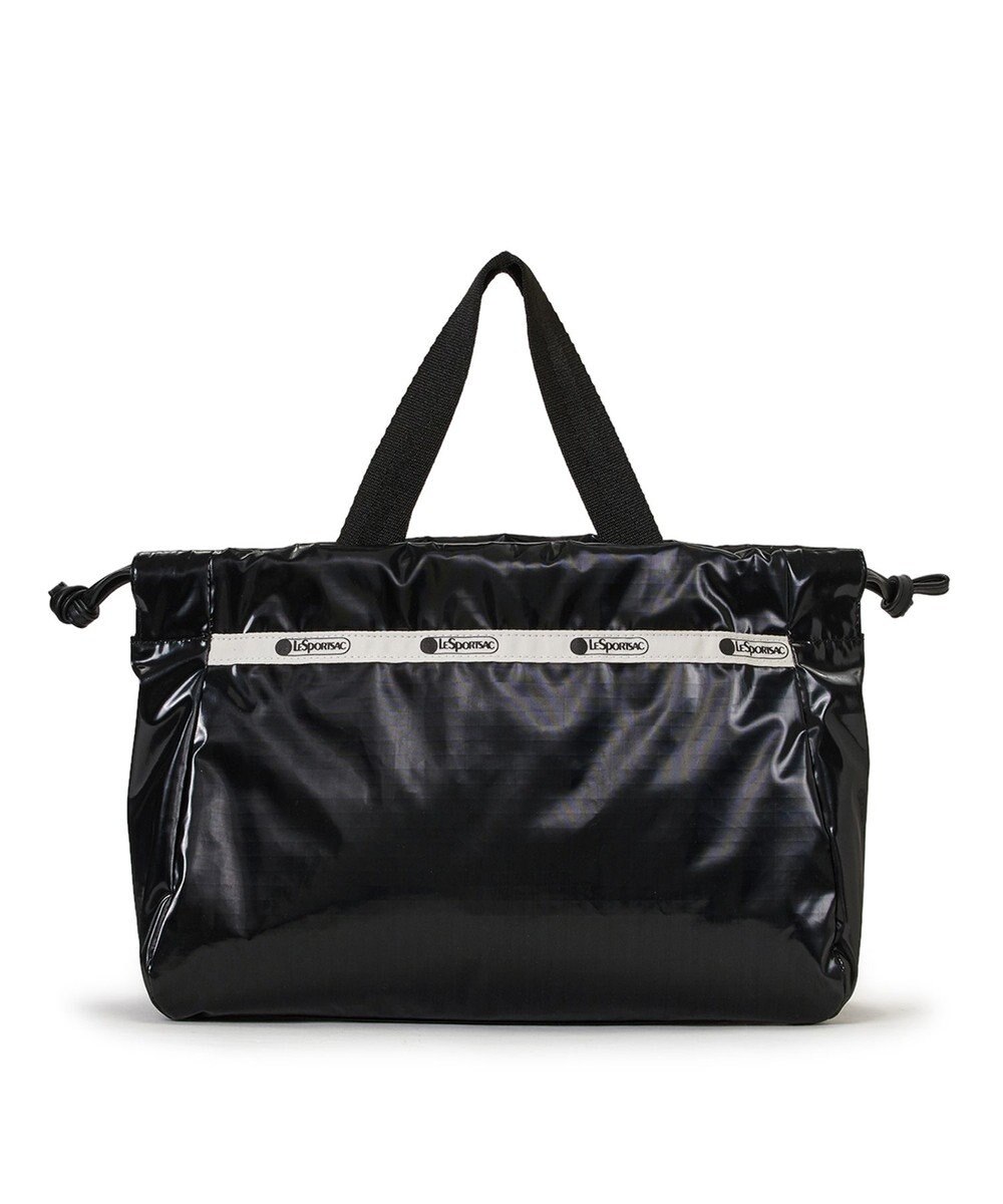 LeSportsac E/W CITY DRAWSTRING BAG /アップタウンブラックシャイン/ブラック2 