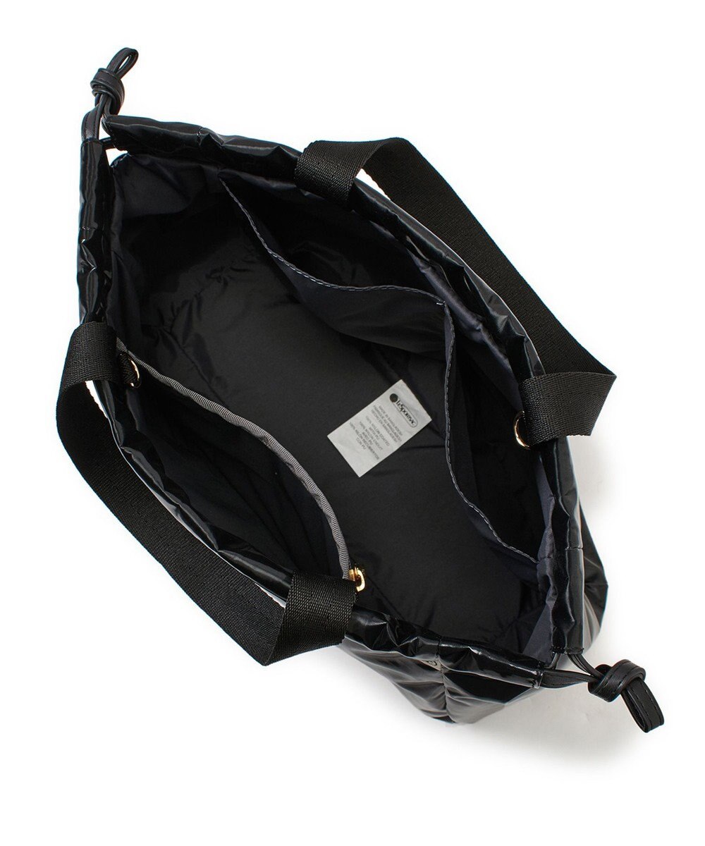LeSportsac E/W CITY DRAWSTRING BAG /アップタウンブラックシャイン/ブラック2 