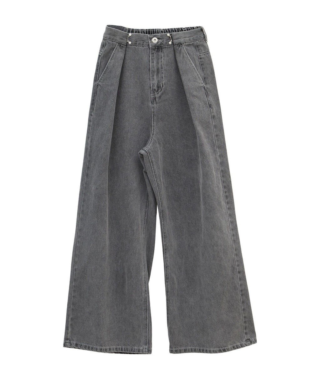 earth music&ecology タックホックデニムパンツ 