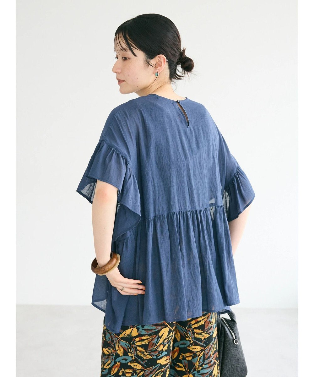 CRAFT STANDARD BOUTIQUE ウ゛ィンテージボイルティアード切替ブラウス 