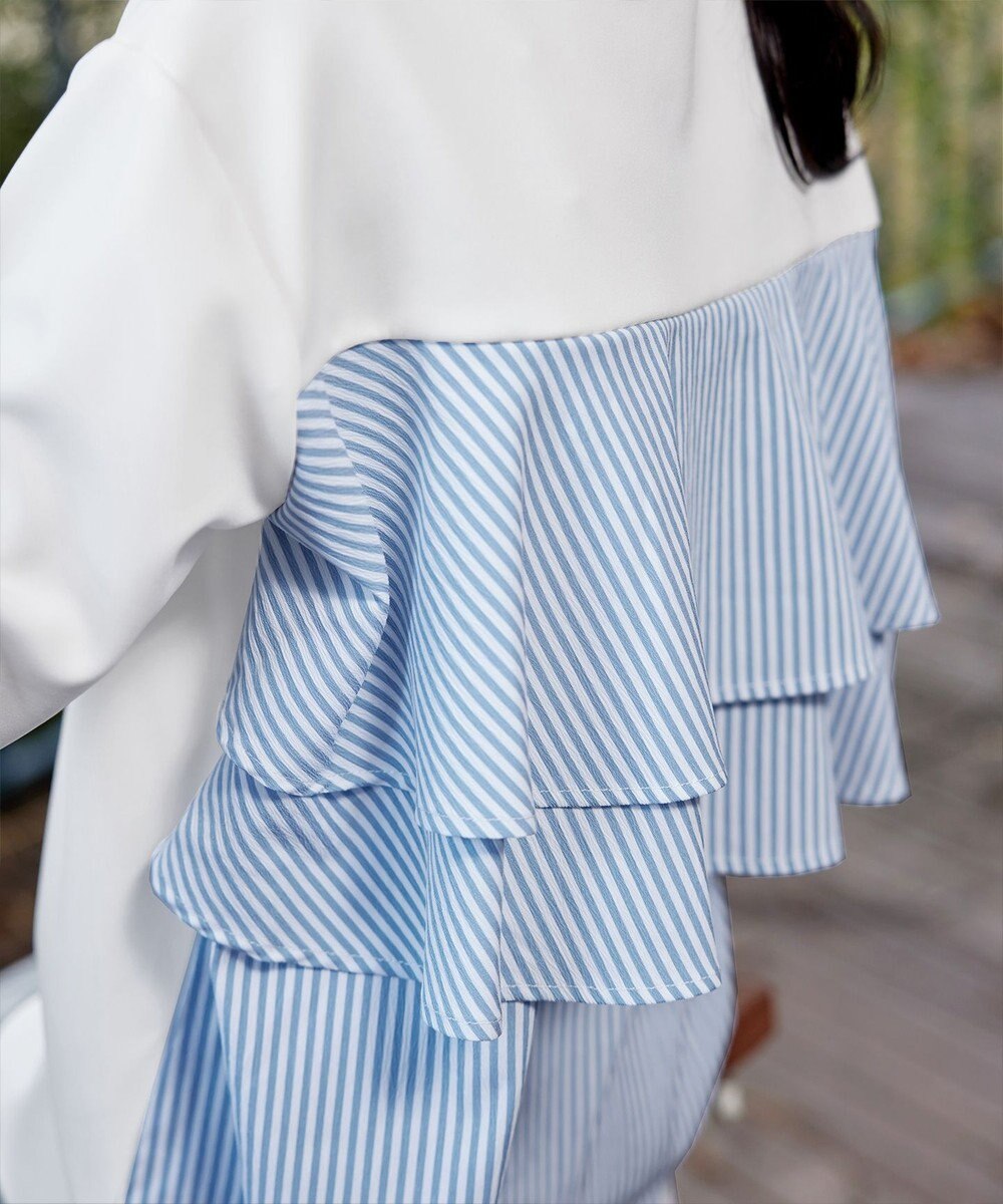 Tiaclasse 【洗える】バックフレアダイバープルオーバー 