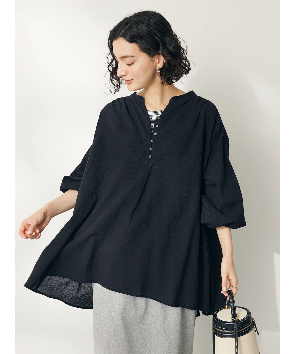 CRAFT STANDARD BOUTIQUE ジョーゼットスキッパーシャツ 