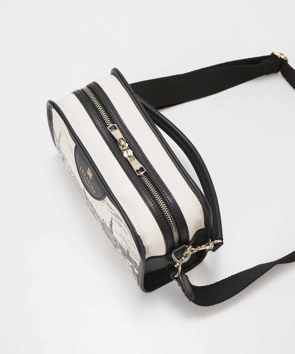 TOPKAPI 【TREASURE TOPKAPI】キャンバス プリント ワンハンドル ショルダーバッグ 