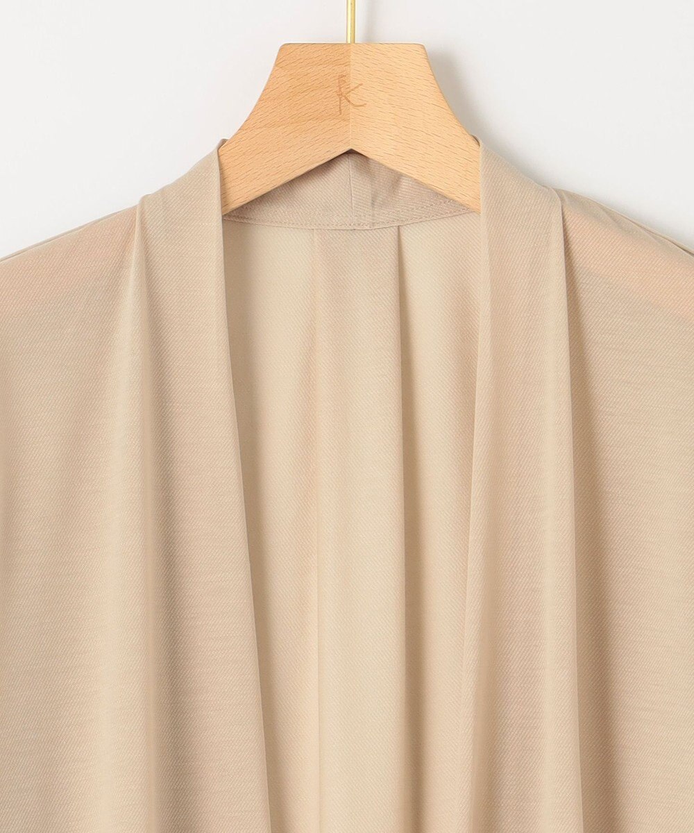 組曲 【WEB限定】シアーツイルジャージー ロングカーディガン 