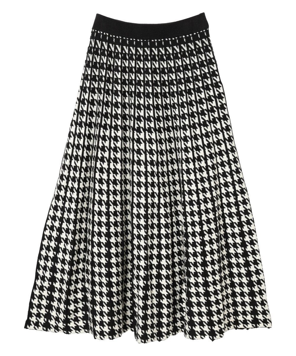 AMERICAN HOLIC ニットプリーツライクチェックスカート 