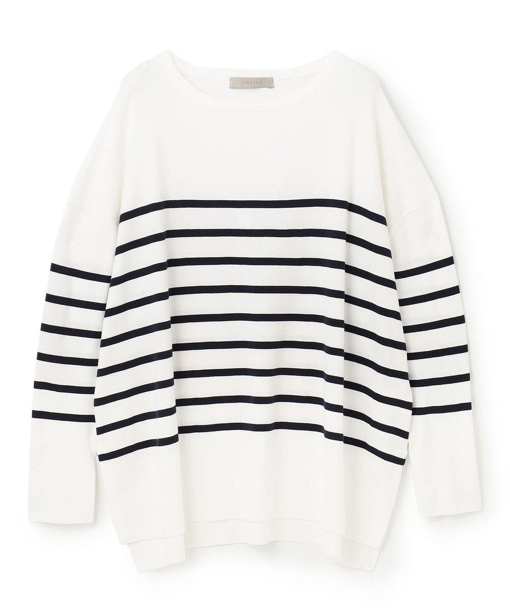 UNFILO マイビューティニット ボートネック 