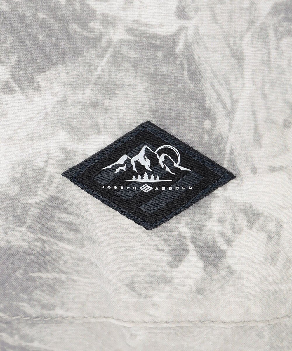 JOSEPH ABBOUD MOUNTAIN 【軽量/ECO撥水/ポケッタブル】エンボスプリント トートバッグ 