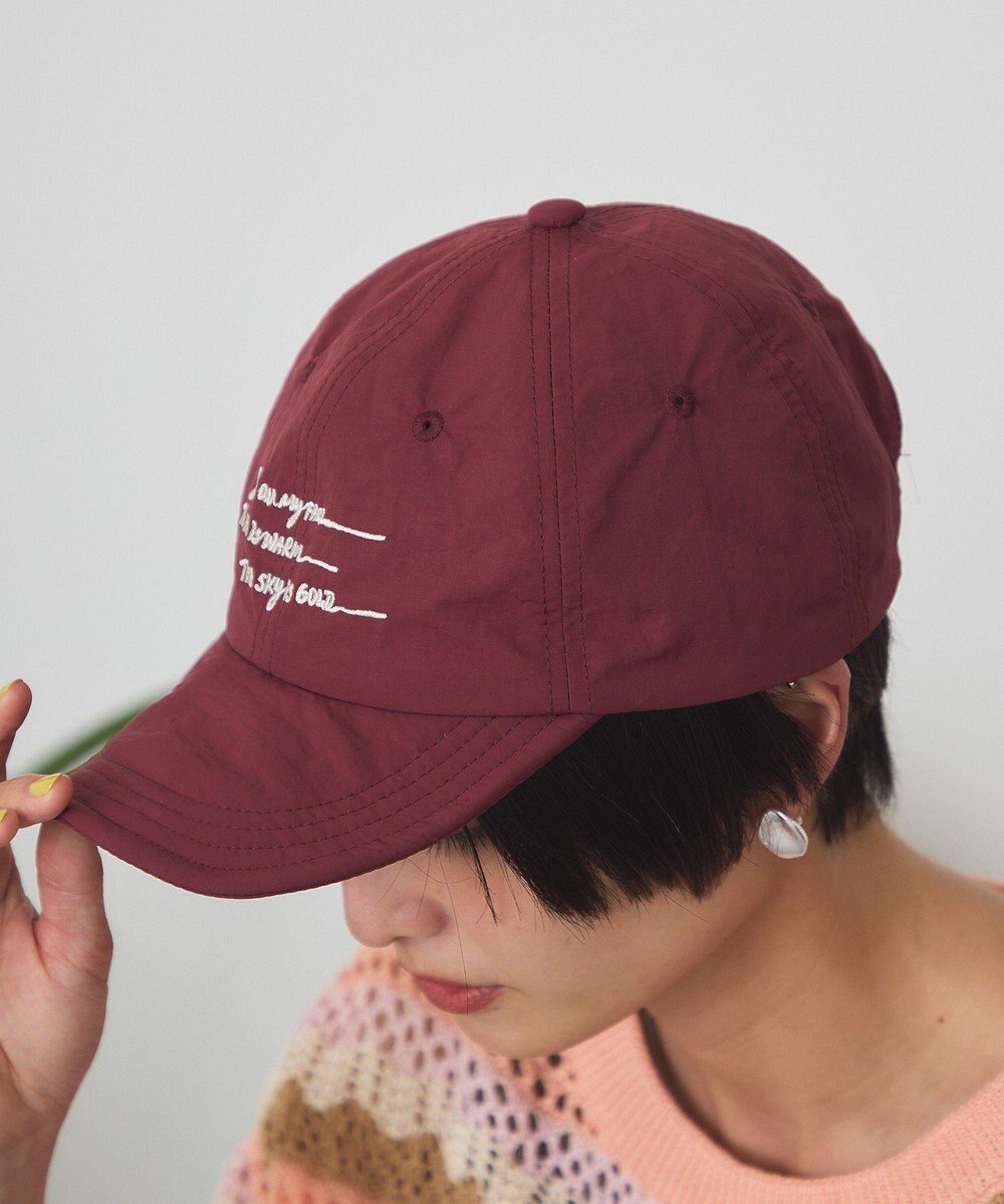 AMERICAN HOLIC 【マルチ機能】折りたたみ手描き刺繍キャップ 