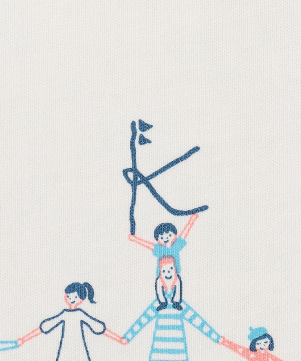 組曲 KIDS 【110-140㎝】【UVケア】グリーンバンド Tシャツ 