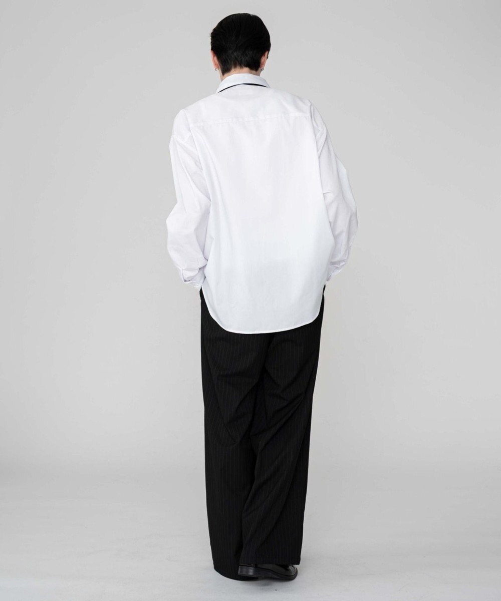 WEGO 【ユニセックス着用ITEM/MLサイズ展開】TRボウタイシャツ（LS） 