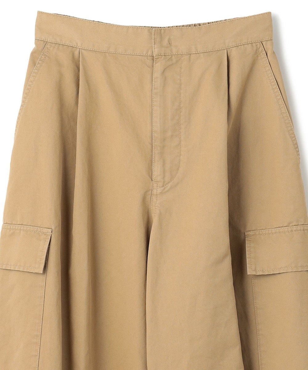 NAVE 【ReNave・セットアップ可/洗える】コットンリネンカルゼ  カーゴパンツ 