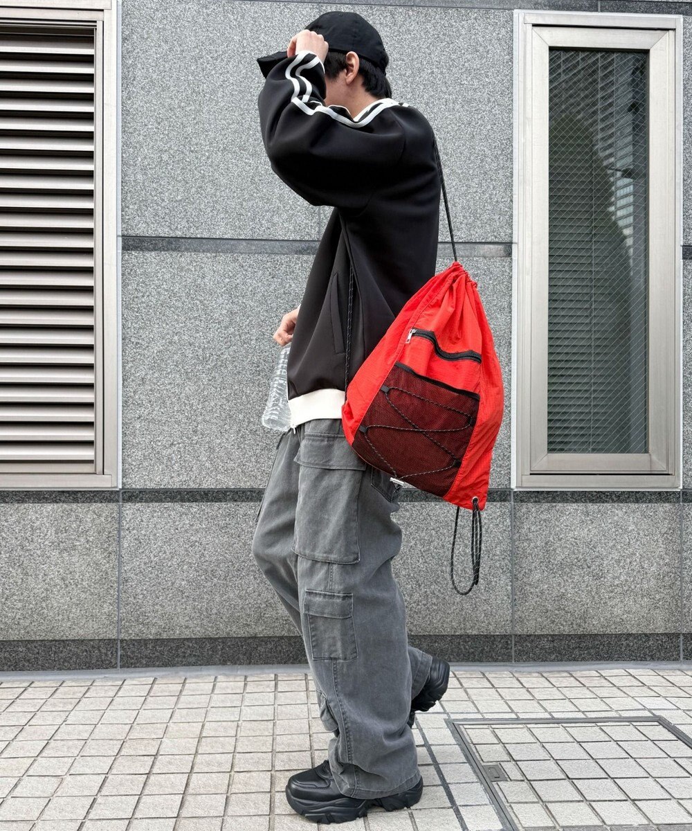 WEGO 【ユニセックス着用ITEM】コードデザインナップサック 