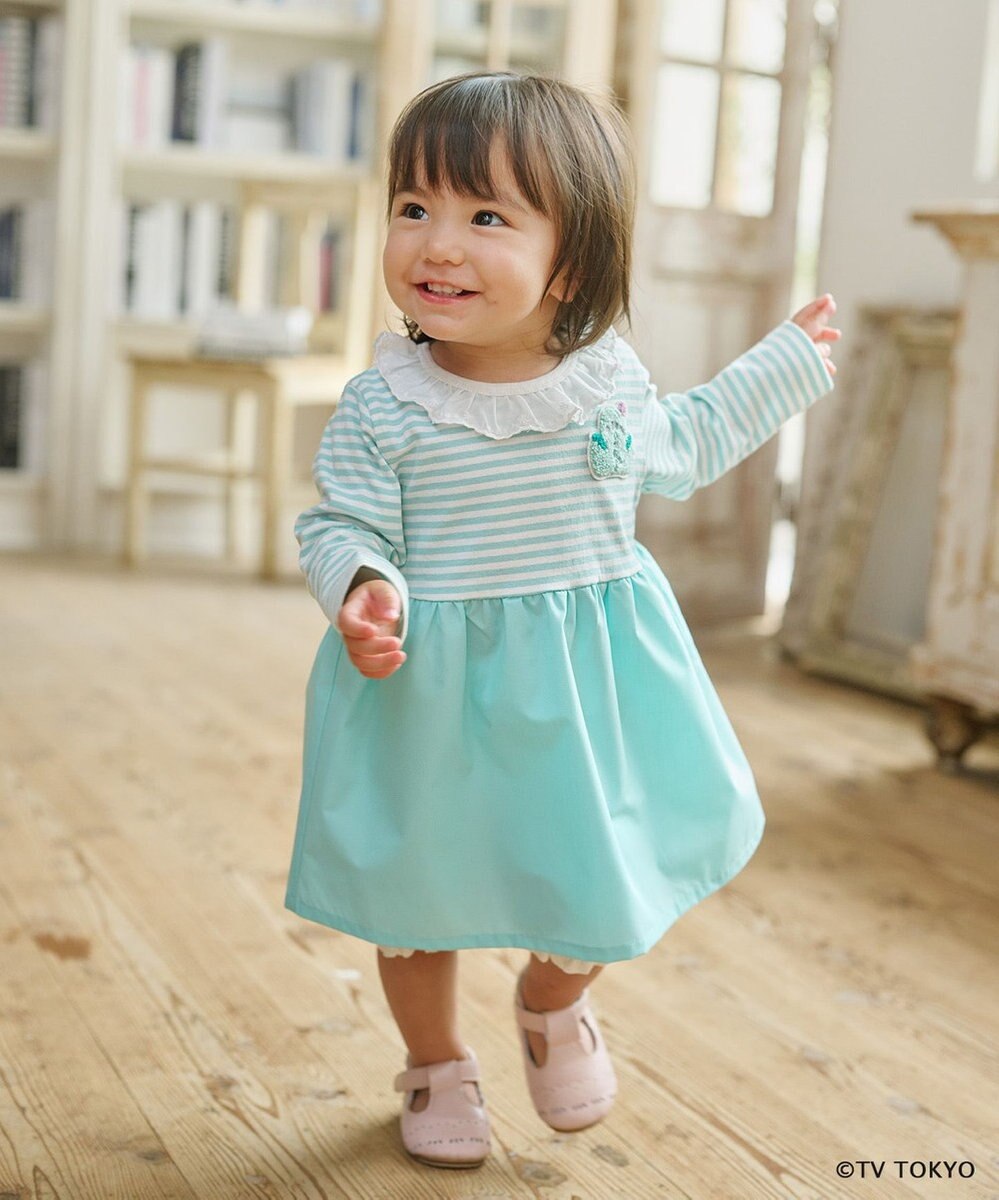 組曲 KIDS 【80-100㎝】シナぷしゅレースカラー チュニック 