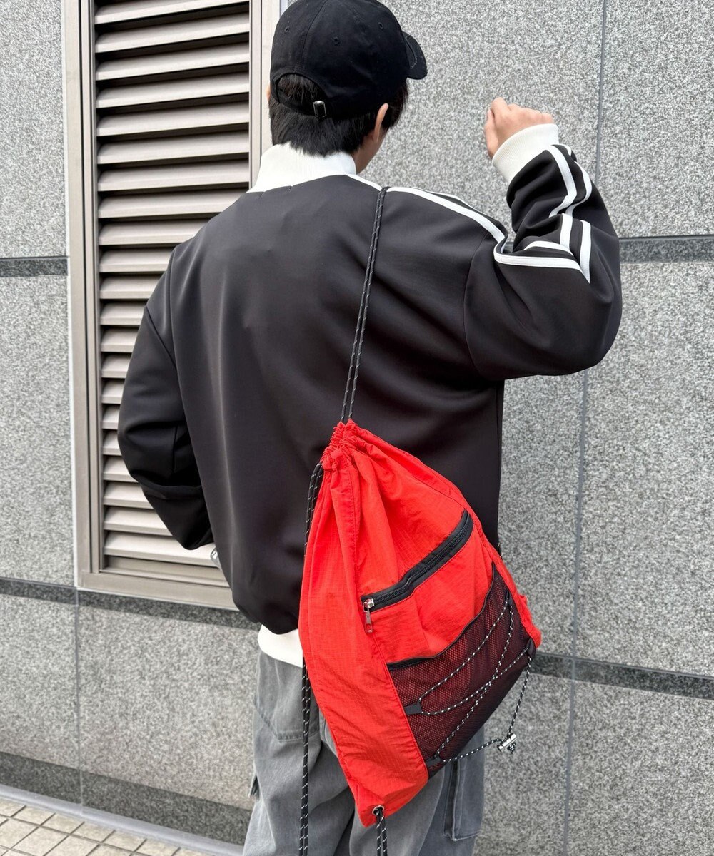 WEGO 【ユニセックス着用ITEM】コードデザインナップサック 