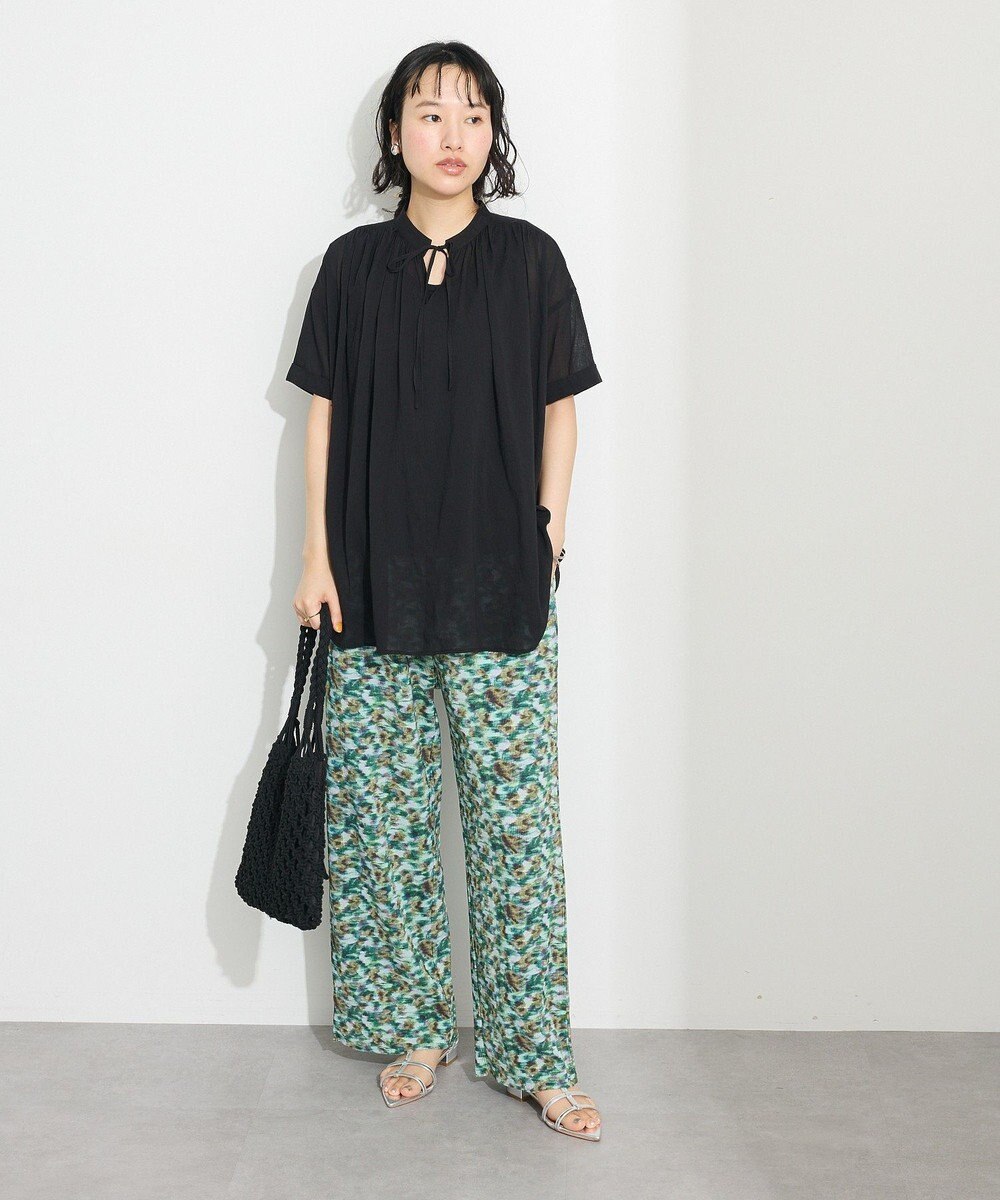 CRAFT STANDARD BOUTIQUE ヴィンテージボイルタイ付ブラウス 